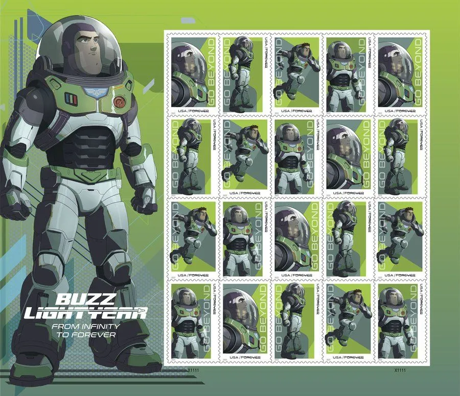 Buzz Lightyear Stamps 2022