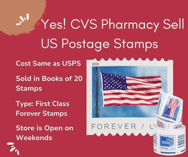 Yes CVS does sell stamps in 2023